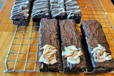 Close-up of chocolate cake