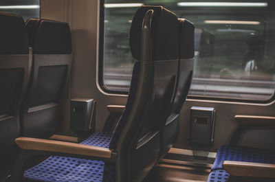 Interior of train