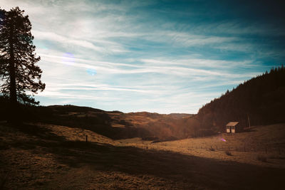 Scenic view of landscape against sky