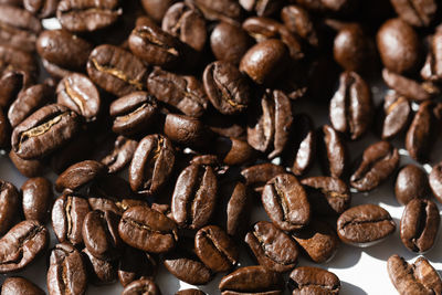 Full frame shot of coffee beans