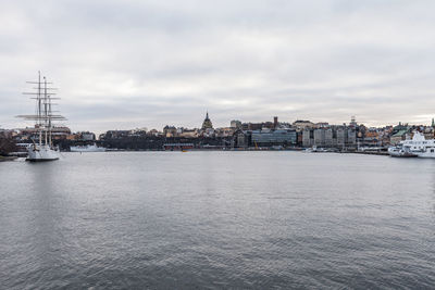 View of buildings at waterfront
