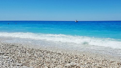 Scenic view of beach