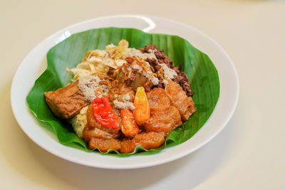 Close-up of food on plate