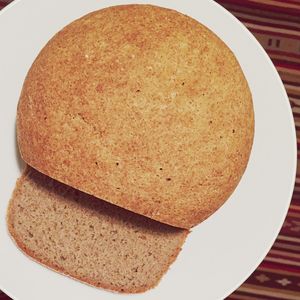 Close-up of food on table