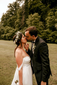 Boho style wedding photography. young couple, love, newlyweds, wedding day.