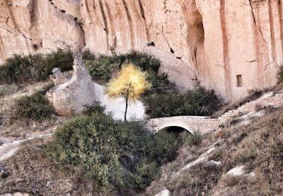 View of rock formations