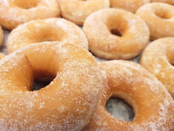 Full frame shot of donuts