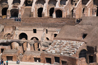 View of old ruins