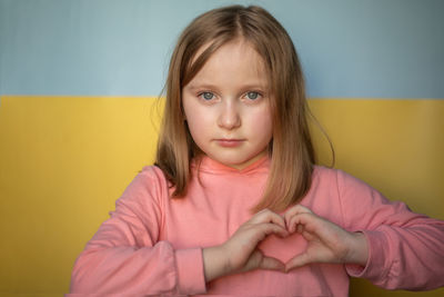 Portrait of young woman