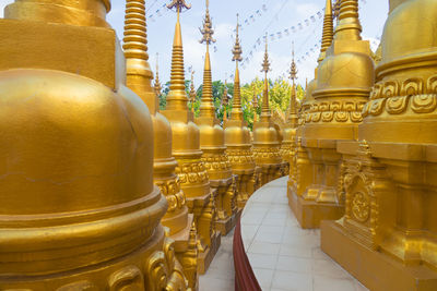 Panoramic view of a temple