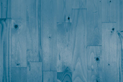 Full frame shot of blue wooden door of building