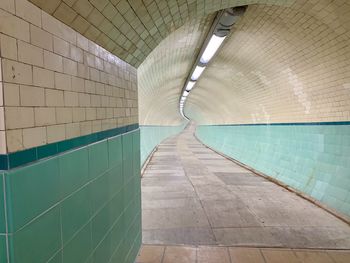 Interior of subway station