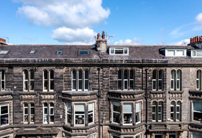 Low angle view of building against sky