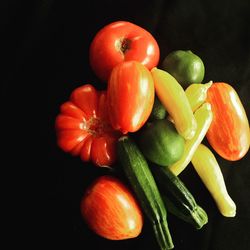 Close-up of red bell peppers