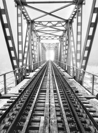 Railroad tracks against sky