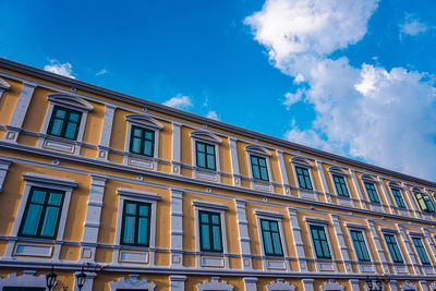 Low angle view of building against sky