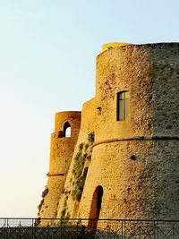 Low angle view of historical building