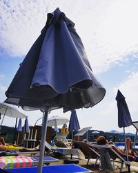 Panoramic view of beach and sea against sky