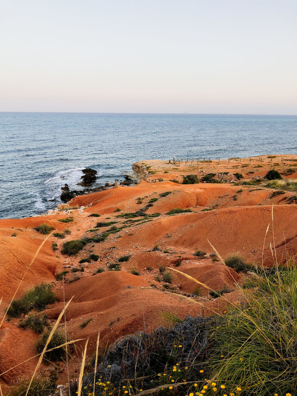 VIEW OF SEA AGAINST CLEAR SKY