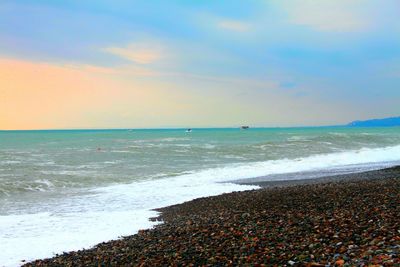 View of beach against sky