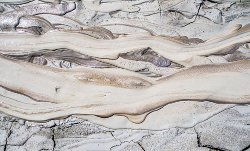 Aerial view of sand