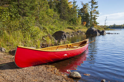 Boat in lake