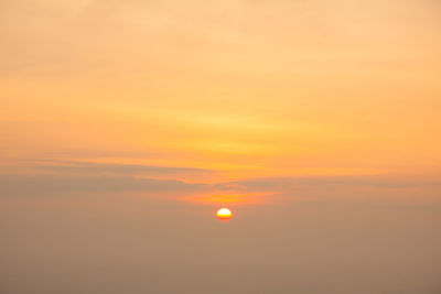 Scenic view of sky during sunset