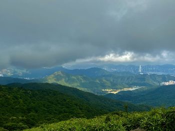 Scenic view of landscape against sky