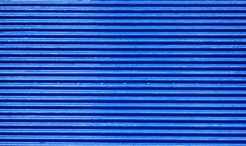 Full frame shot of blue shutter