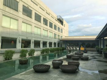 View of office building against sky