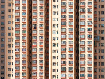 Low angle view of buildings in city