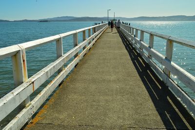 Pier on sea