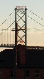 Low angle view of built structure against sky