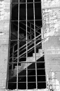 Low angle view of brick wall