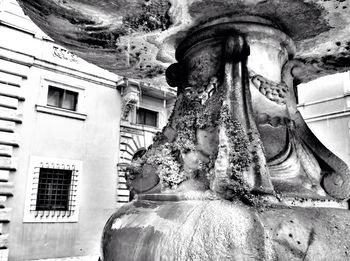 Low angle view of statue