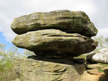 Close-up of rock formation