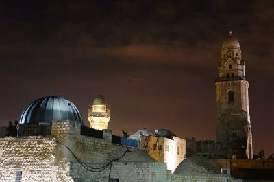 Low angle view of church against sky