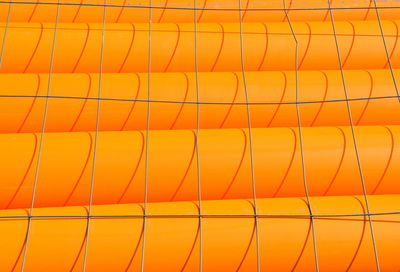 Full frame shot of orange wall