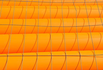 Full frame shot of orange wall