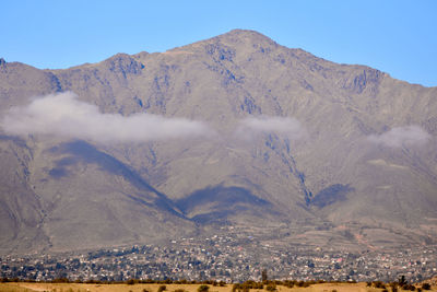 Scenic view of mountains