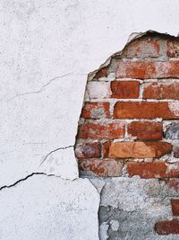 Close-up of brick wall