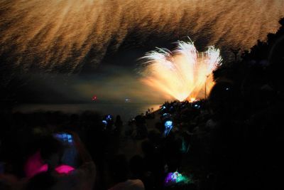 Crowd at music concert