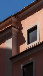 Low angle view of building against sky