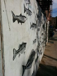 Graffiti on wall