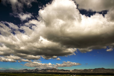 Storm clouds in sky