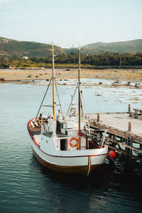 Boats in sea