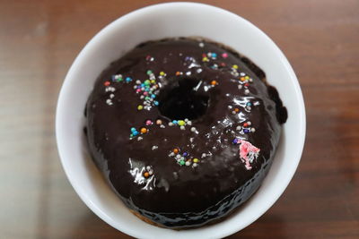 Close-up of chocolate cake