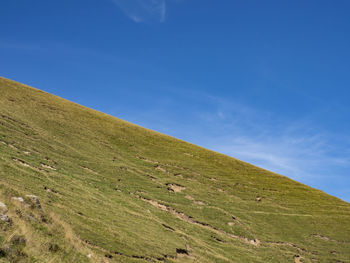 Alpine landscape on lake como alps