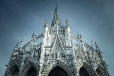 Facade of saint maclou church in rouen