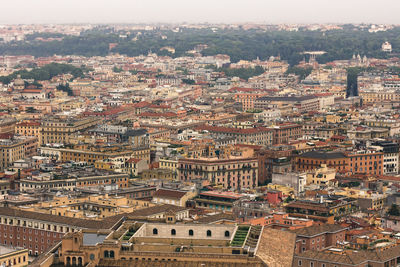 Aerial view of city